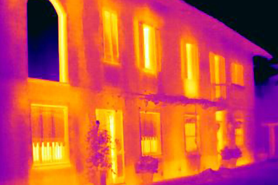 Wärmebildaufnahme Haus – Energieeffizienz prüfen